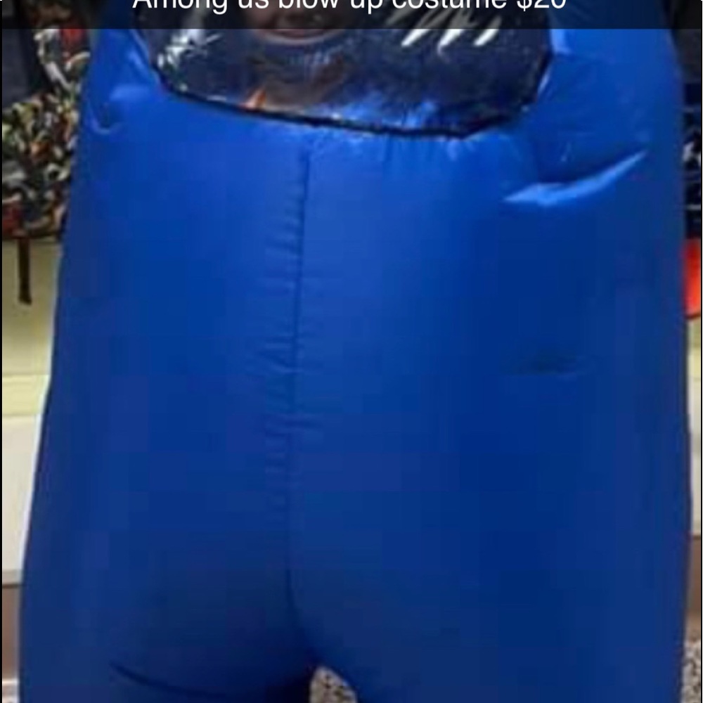 Among us blue crew mate costume